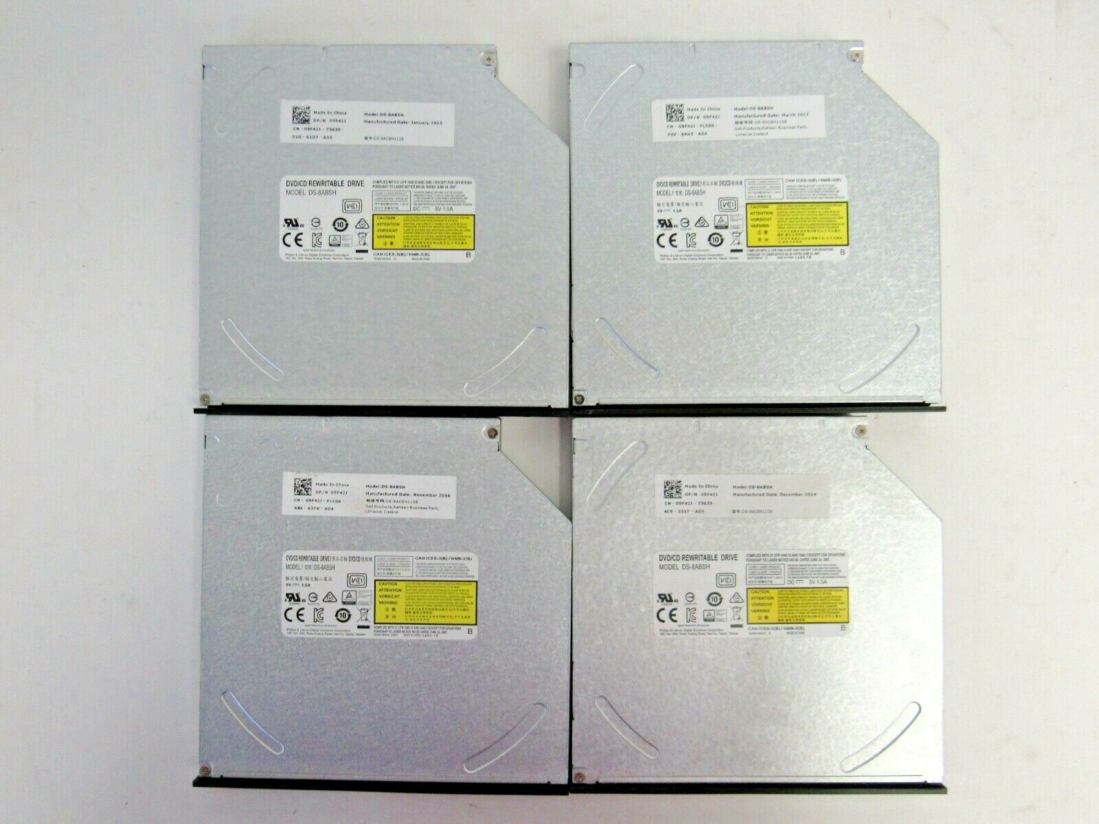 Dell (Lot of 4) 9F42J LiteOn DS-8ABSH 8x DVD±RW (±DL) SATA Drive  46-4