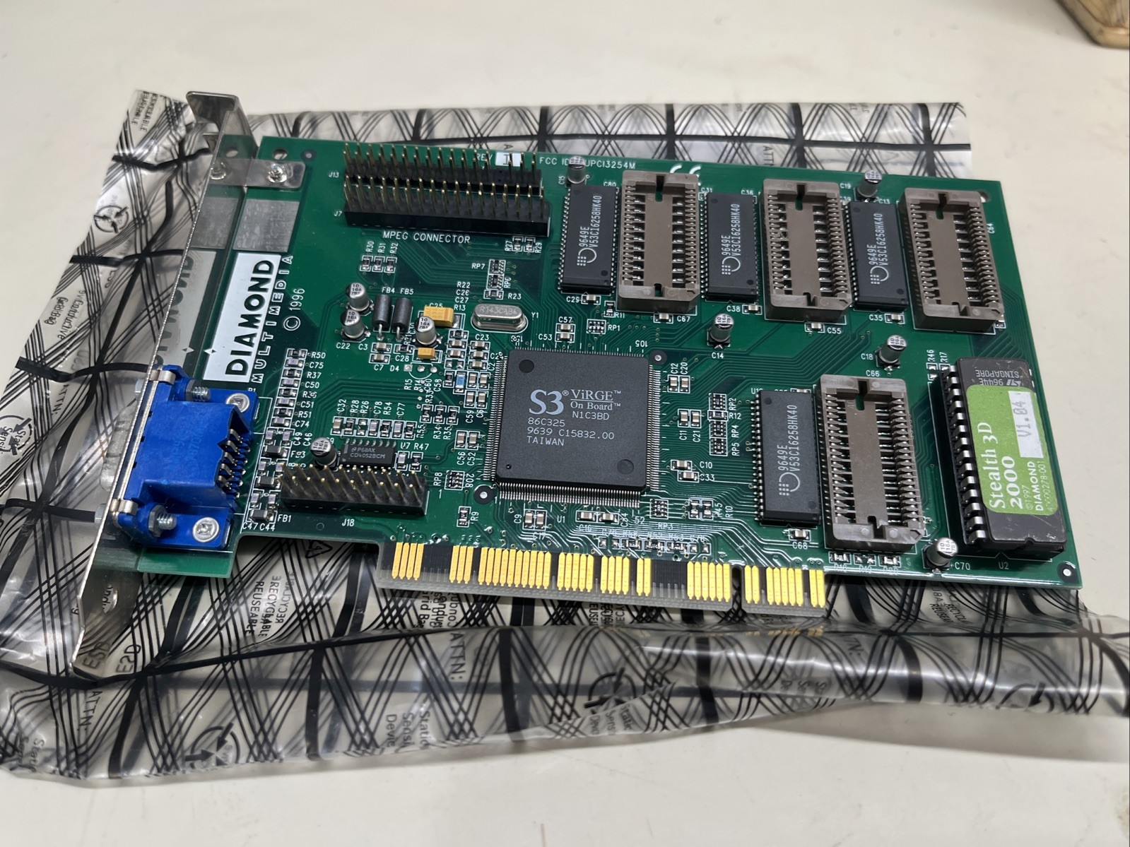 Diamond Stealth 3D 2000 S3 Virge PCI Video Card