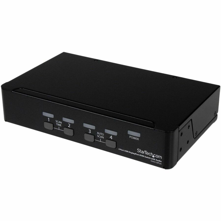 StarTech 4 Port USB DisplayPort KVM Switch with Audio