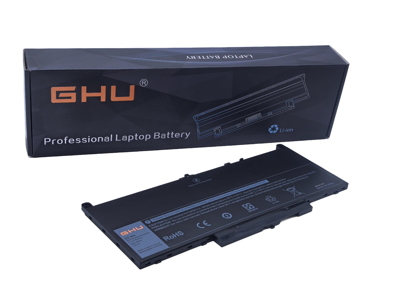 7.6V 55WH Laptop Battery Replacement for Dell Latitude E7270 E7470 R1V85 451-BBS