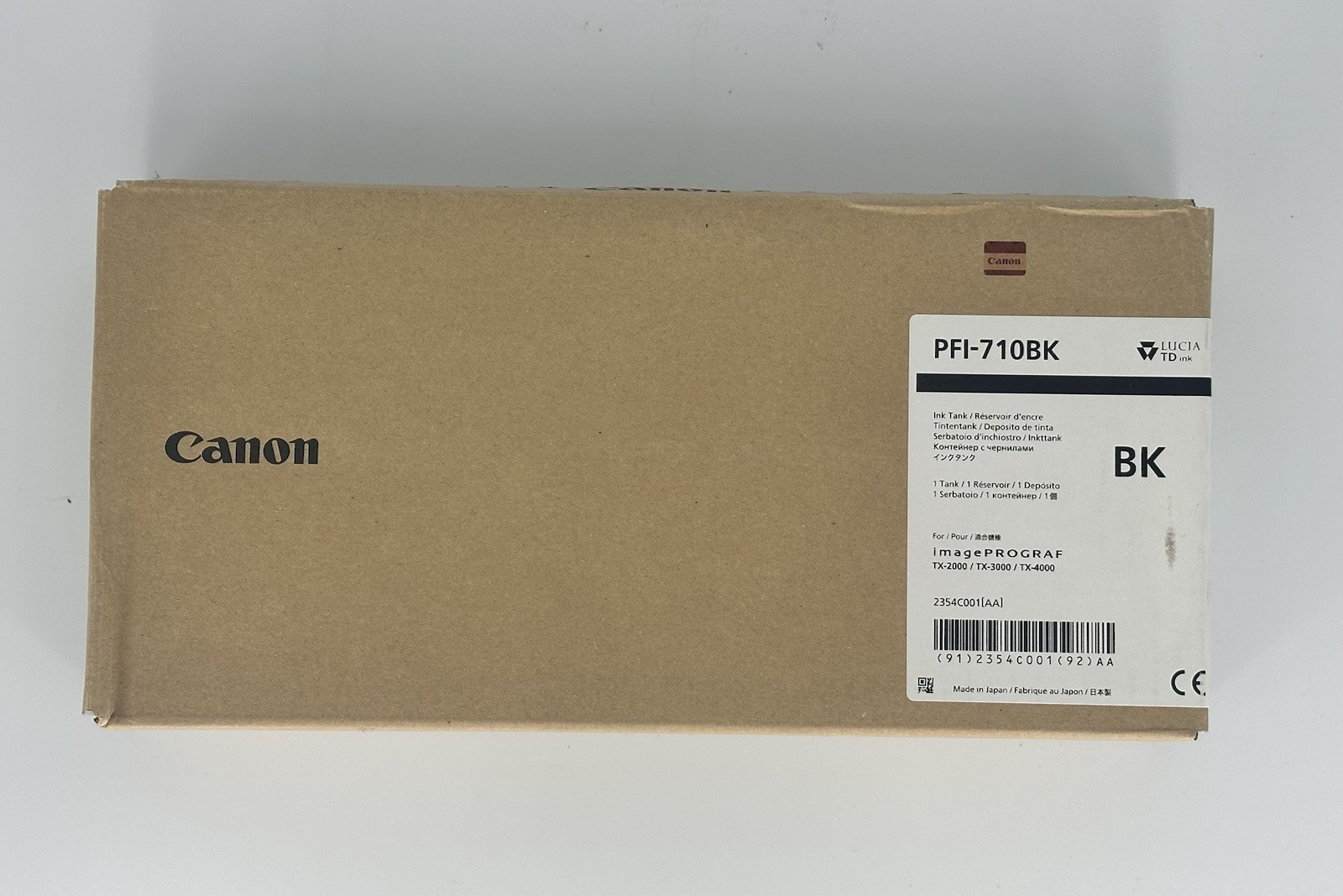 Canon PFI-710BK 700ml Black Ink Tank 2354C001AA imagePROGRAF TX-2000 3000 4000