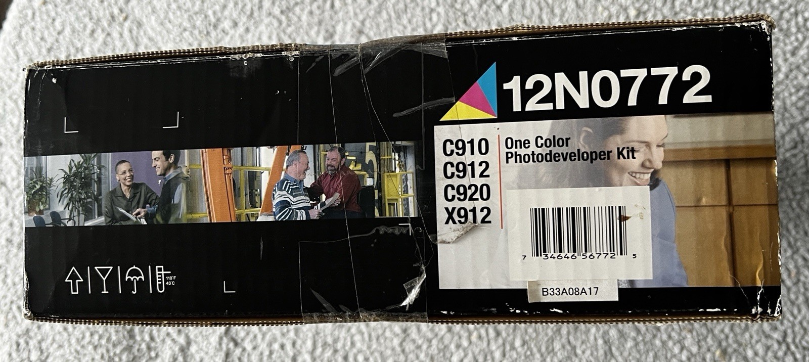 NEW  LEXMARK 12N0772 CYAN,YELLOW,MAGENTA C910,C912,C920,X912 PHOTODEVELOPER KIT