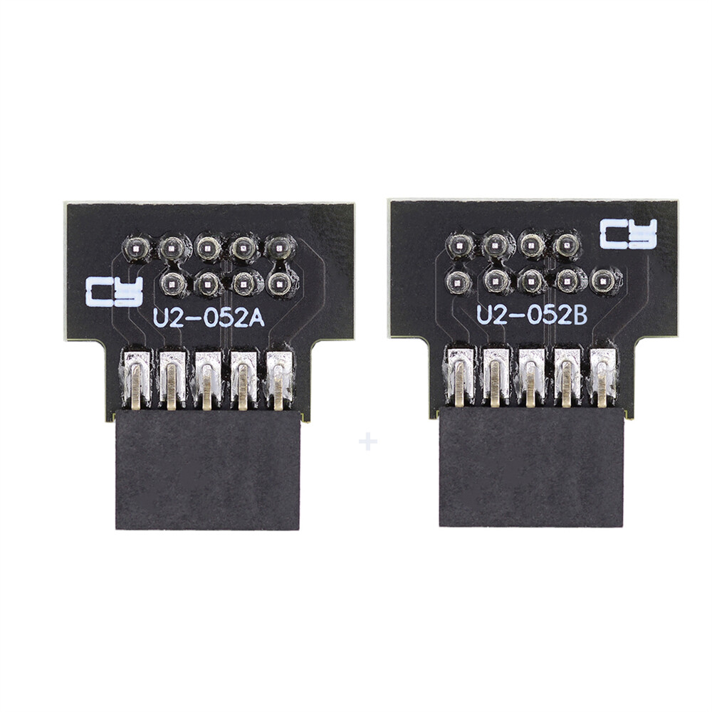 CY 1Set Motherboard USB 2.0 2.0 10Pin 9Pin Male to Female Header Adapter