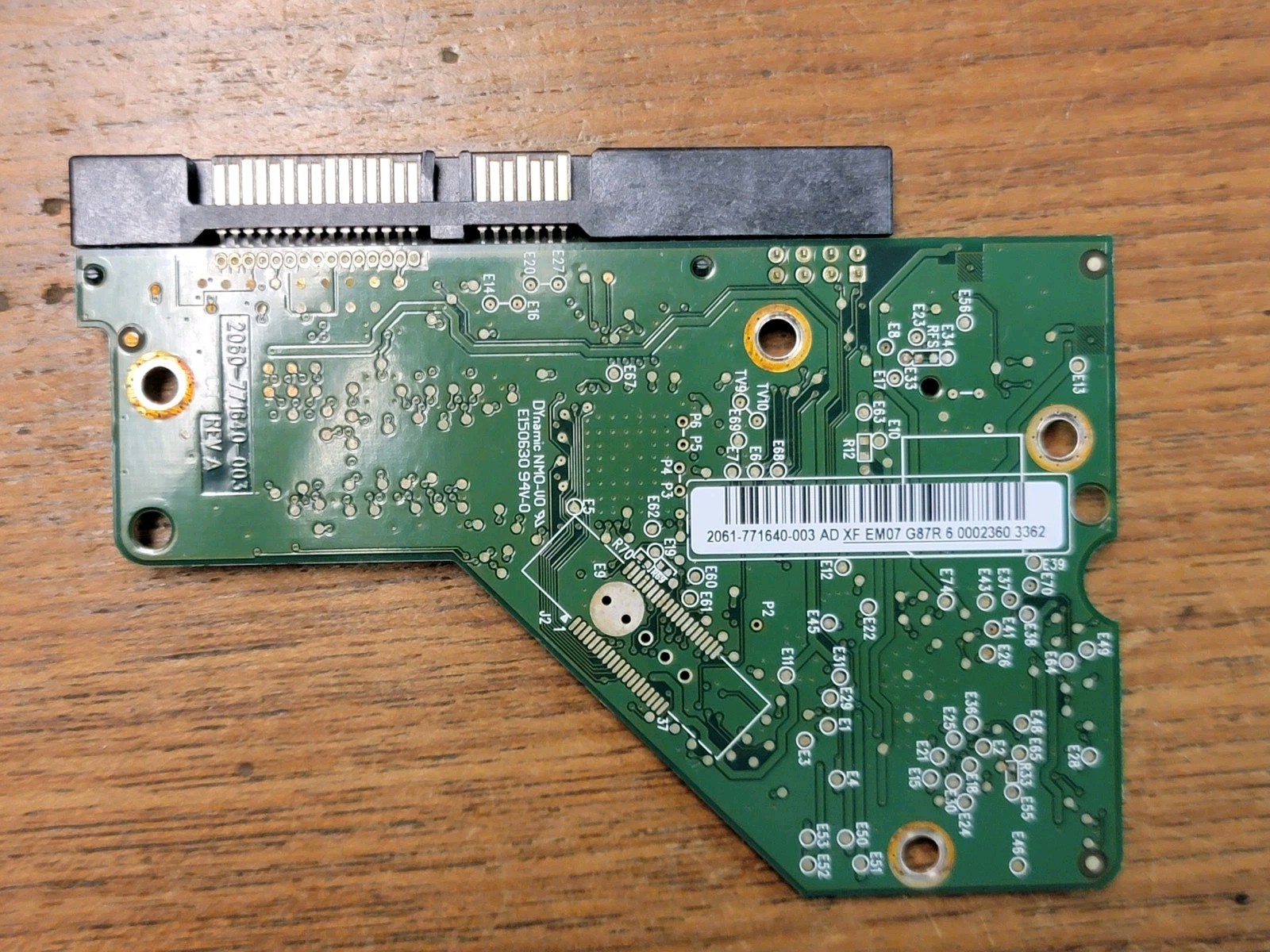 WD WD5000AAKX-00ERMA0 (2061-771640-003 AD) 500gb 3.5" PCB #6321