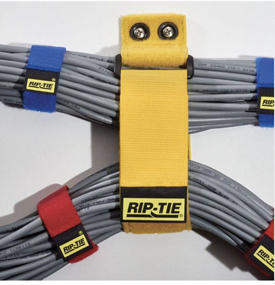 RIP-TIE CinchStrap-EG All Purpose Strap, O-22-G10-BK, 10 Straps, 2"x22", BLACK