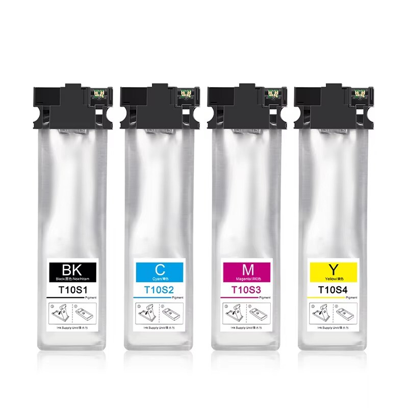 T10S1-T10S4 Pigment Ink Bag With One Time Chip for WF-C5890/WF-C5390 Australia