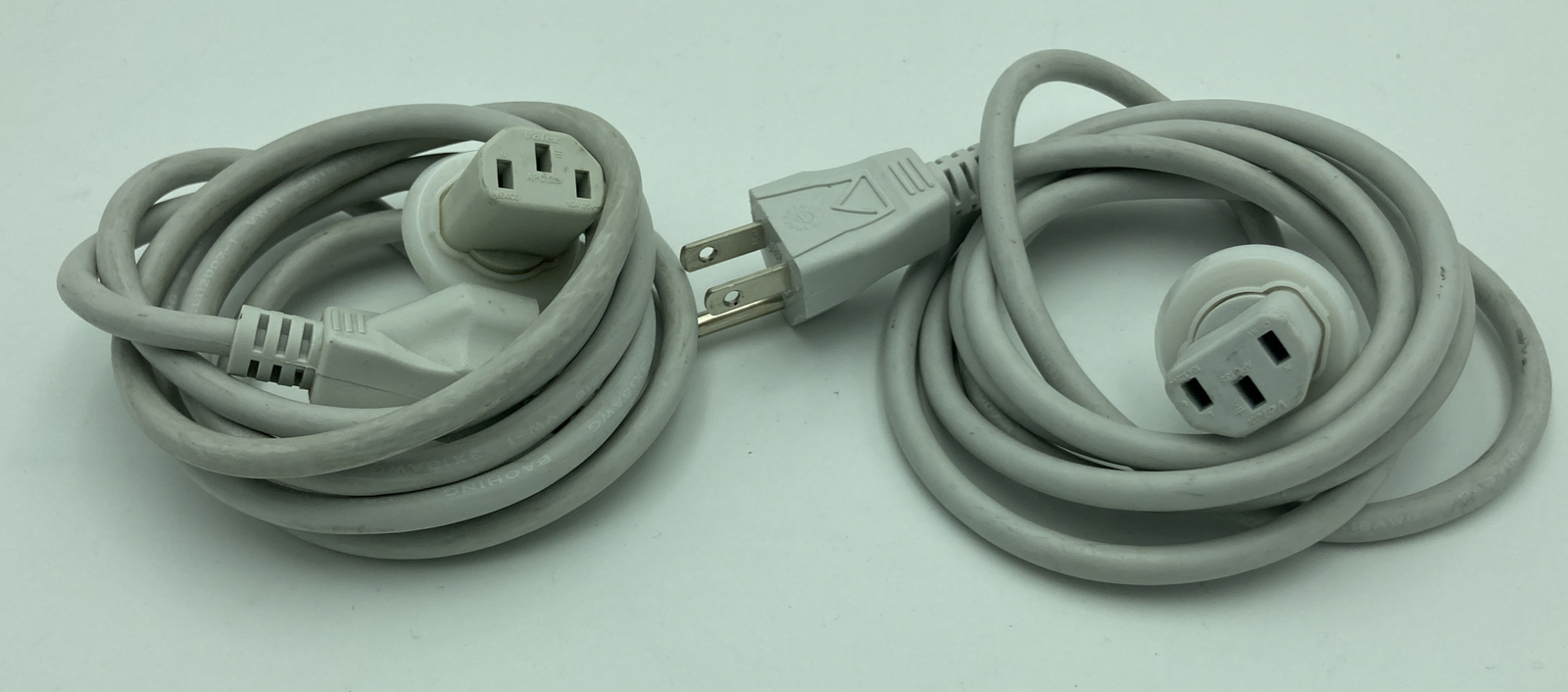 LOT of  (2) Genuine OEM Apple eMAC 6 ft. Power Cord Volex PS204