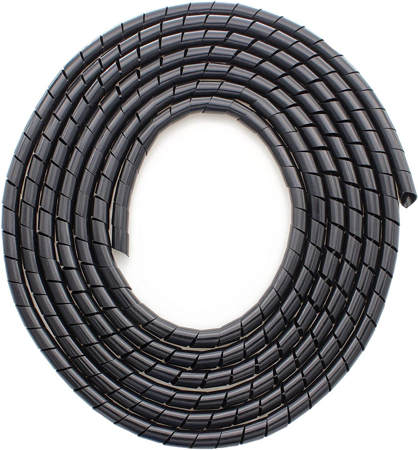 Enrollador de Cables en Espiral 10ft 1/4in Organizador de Cables para PC y TV