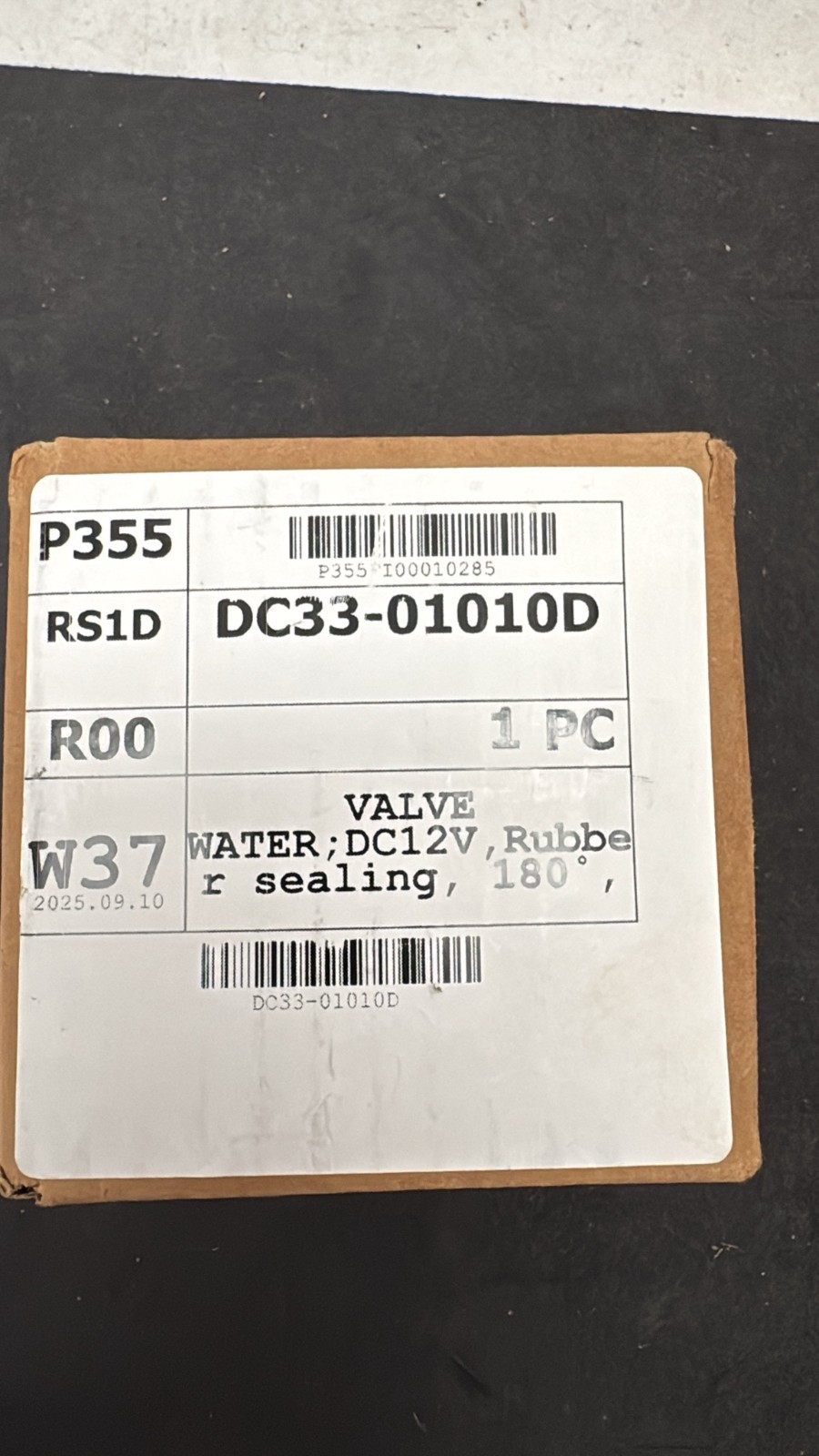 NEW OEM SAMSUNG DC33-01010D - Valve Water