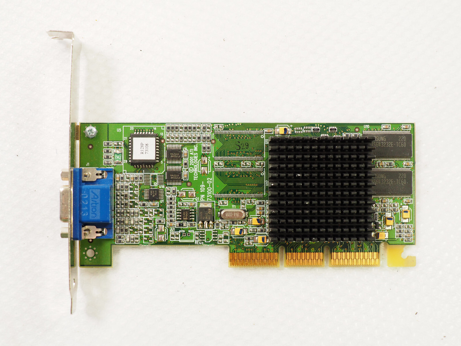 Dell ATI Rage 02G813 109-73100-02 Ultra AGP Graphics Card High Profile
