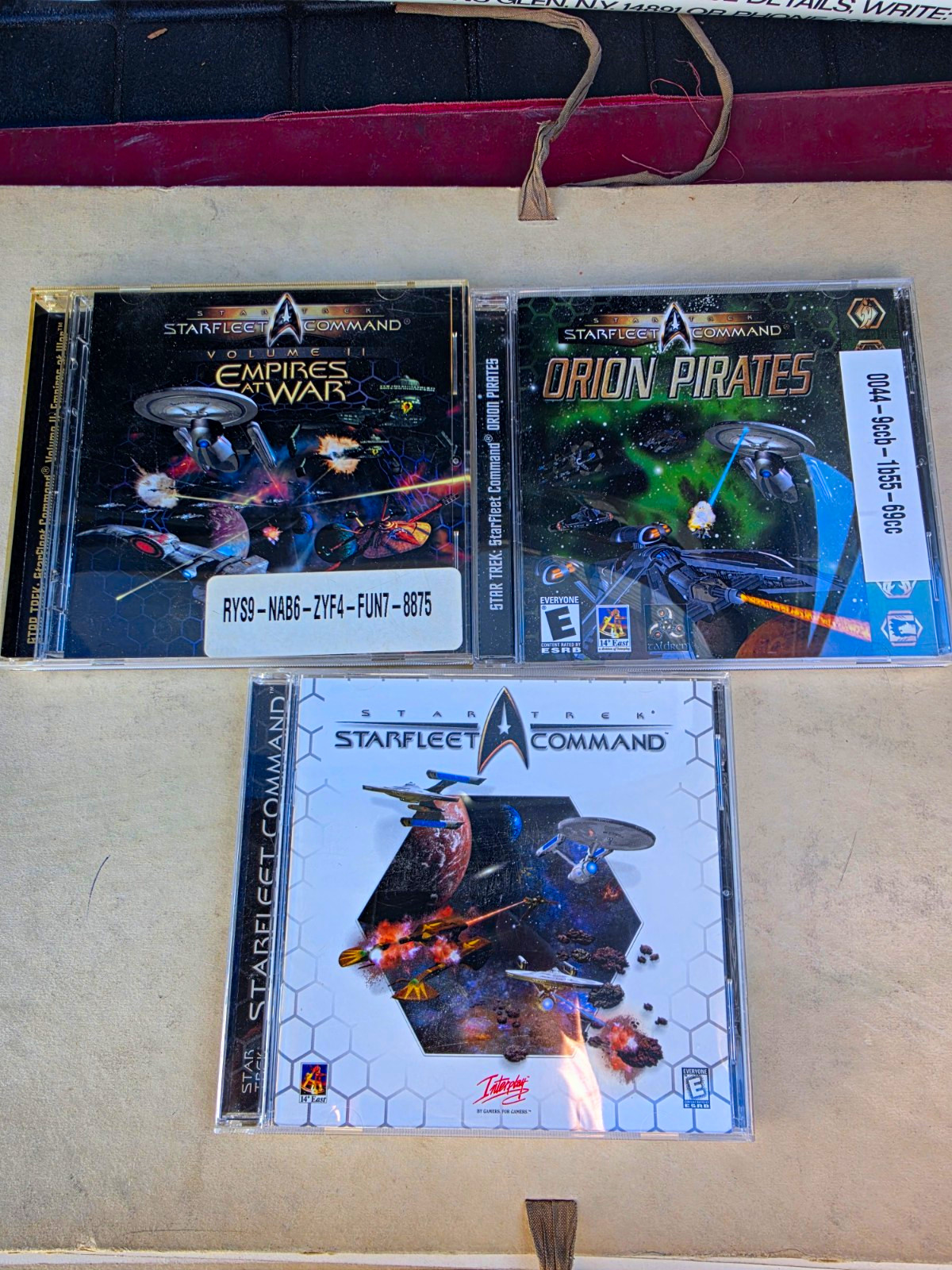 Star Trek Starfleet Command PC Lot: Orion Pirates, Empires at War