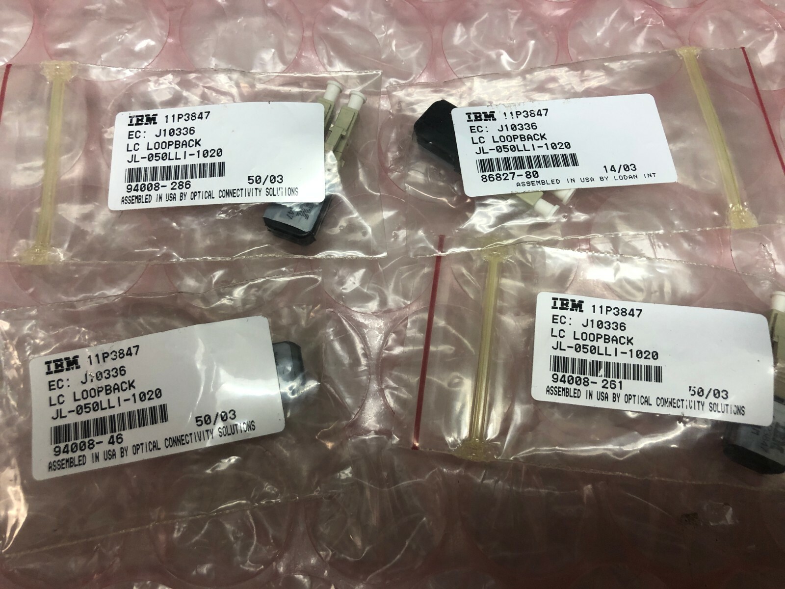 IBM 11P3847 LOOPBACK PLUG  (JL-050LLI-1020)