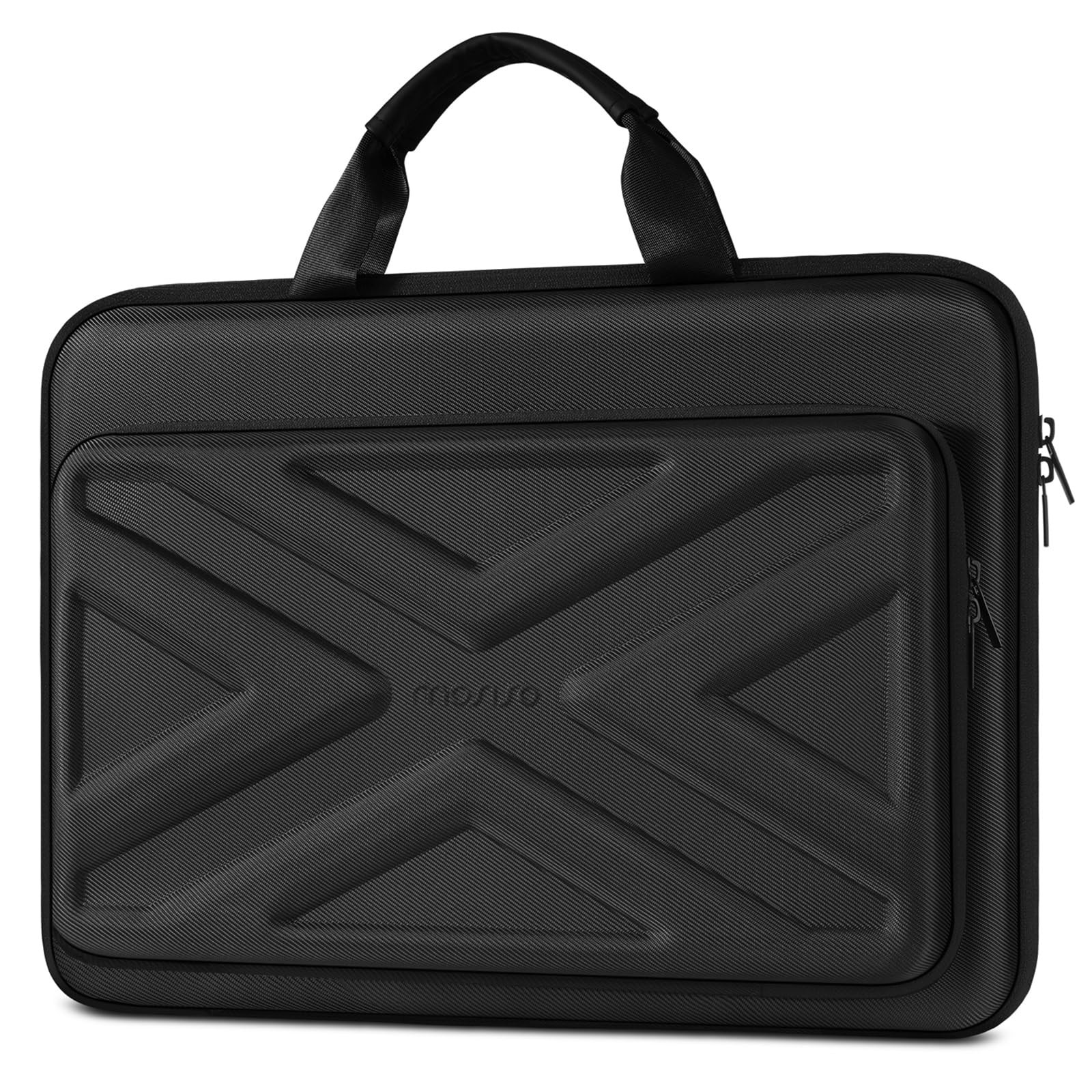 MOSISO Hard Laptop Case 15-15.6 inch, Shockproof Sleeve 16 Black