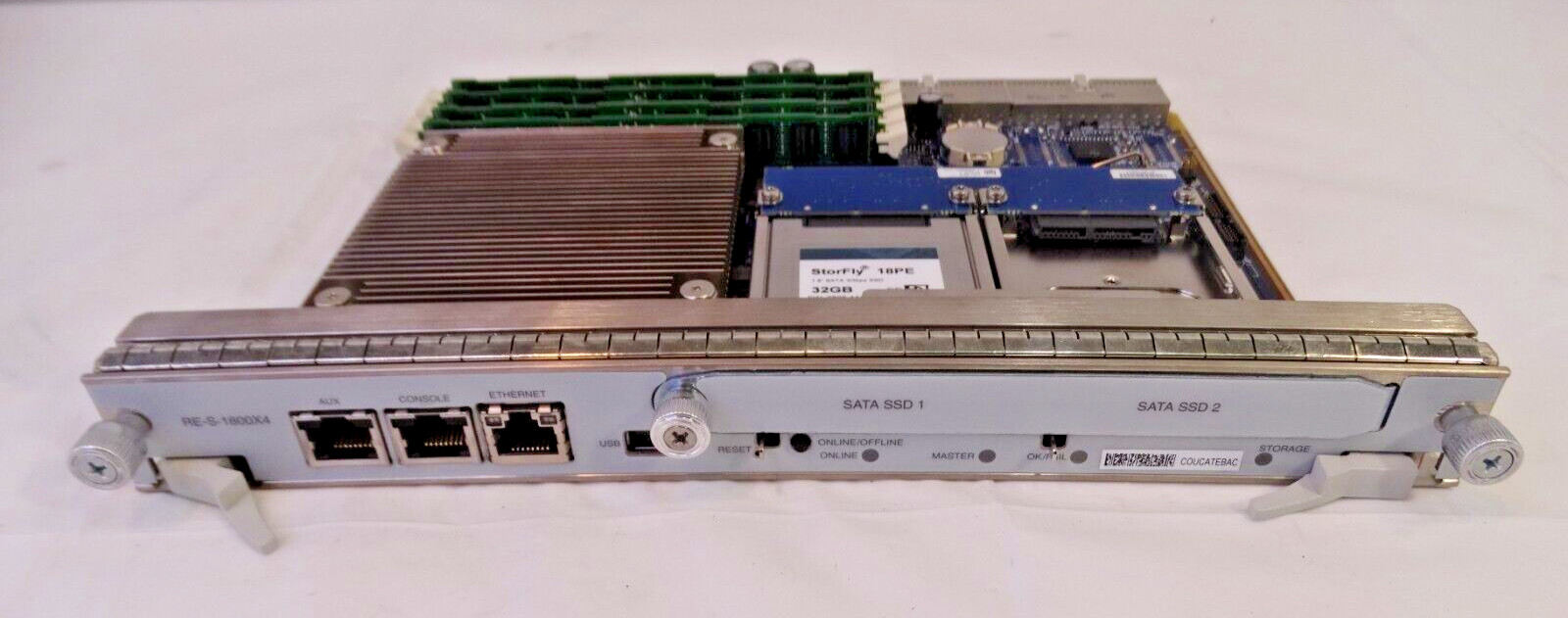 Juniper RE-S-1800X4 32G Quad Core 1.8GHz CPU w/32 GB Memory, For Parts/ Repair