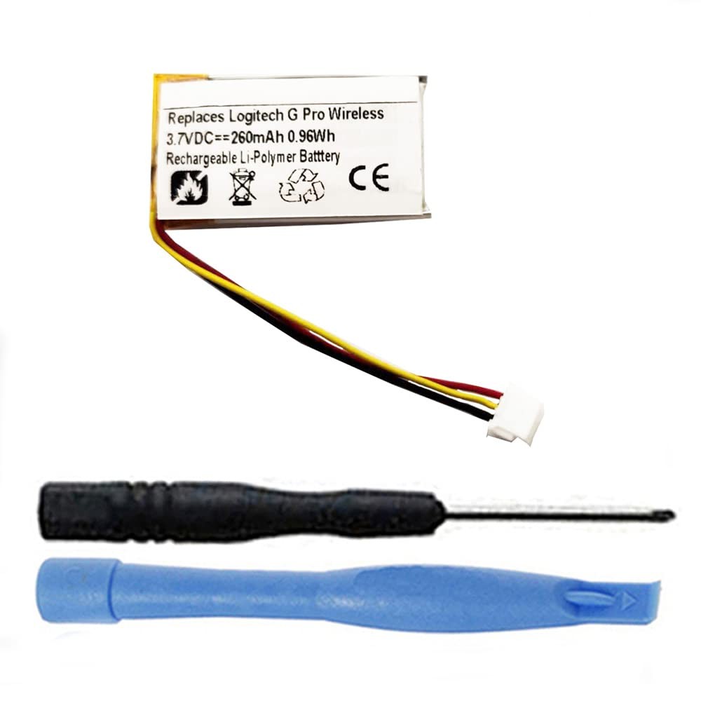 MPF Products 260mAh 533-000151, AHB521630PJT-04 Battery Replacement Compatibl...