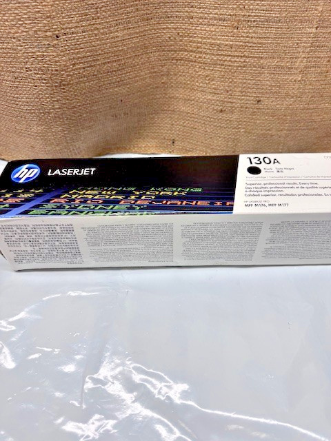 HP 130A  Original LaserJet Toner Cartridge-BLACK *New-Box Damage