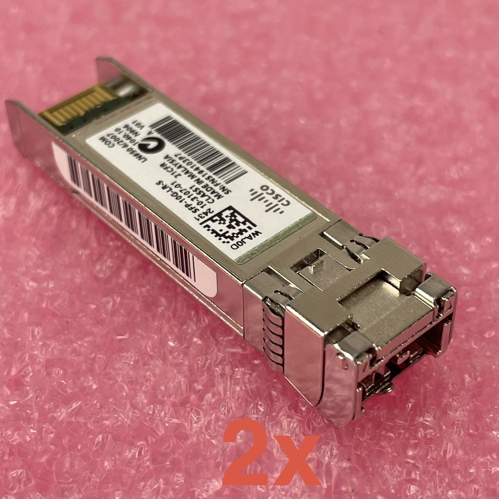 Cisco SFP-10G-LR-S Reset & Tested Lot of 2