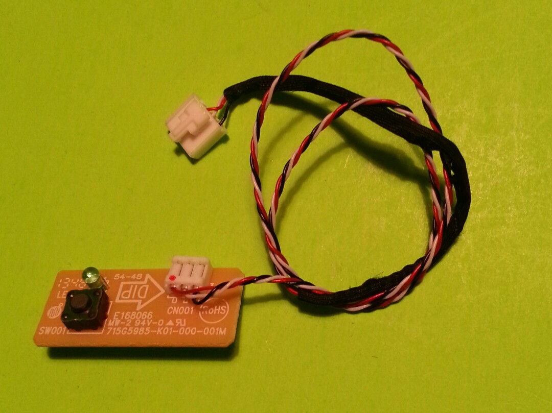 AOC E2070SWN 19.5" LCD Monitor Power Button Switch Board 715G5985-K01-000-001M