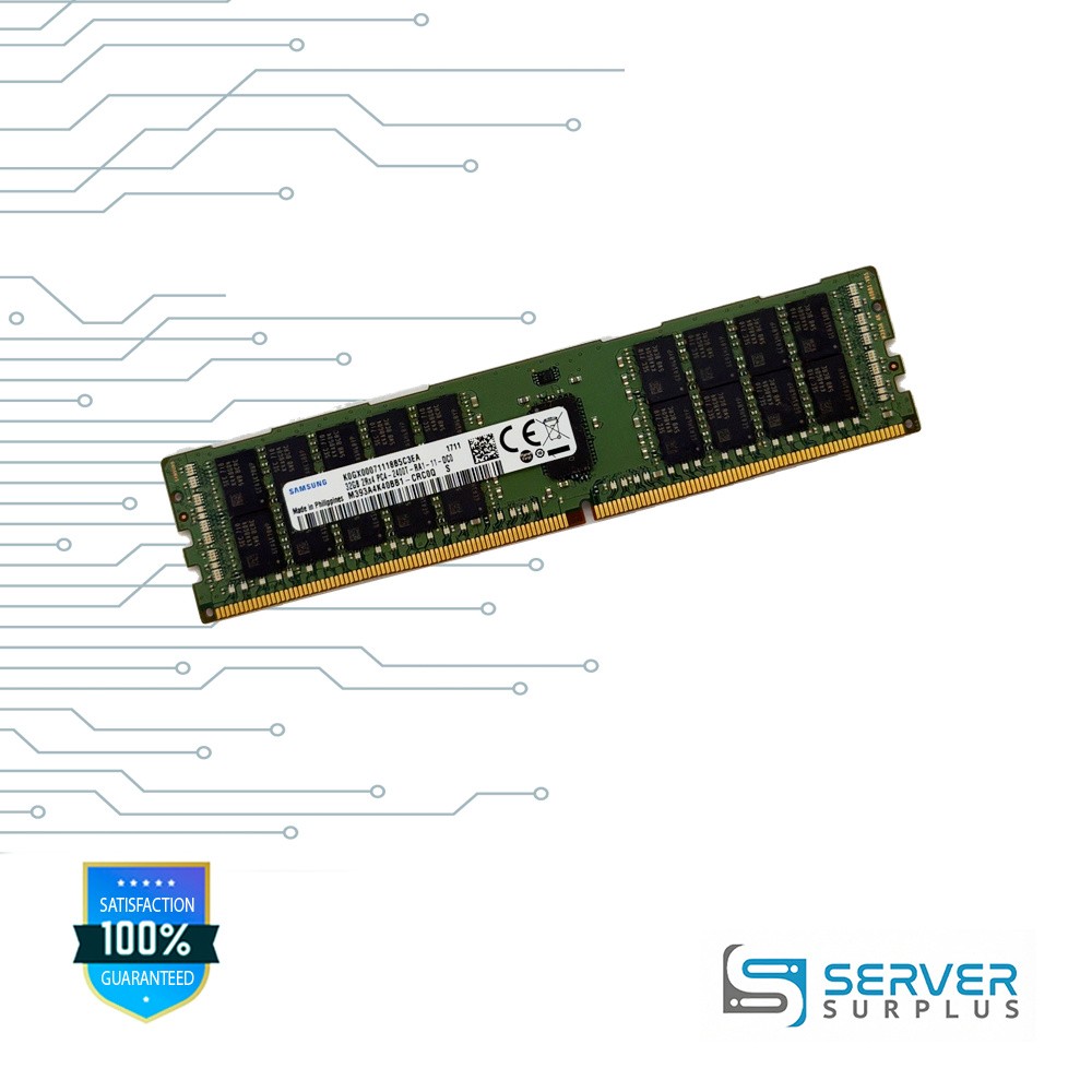 Samsung 32GB DDR4-2400 PC4-19200 2Rx4 ECC REG RDIMM M393A4K40BB1-CRC0Q