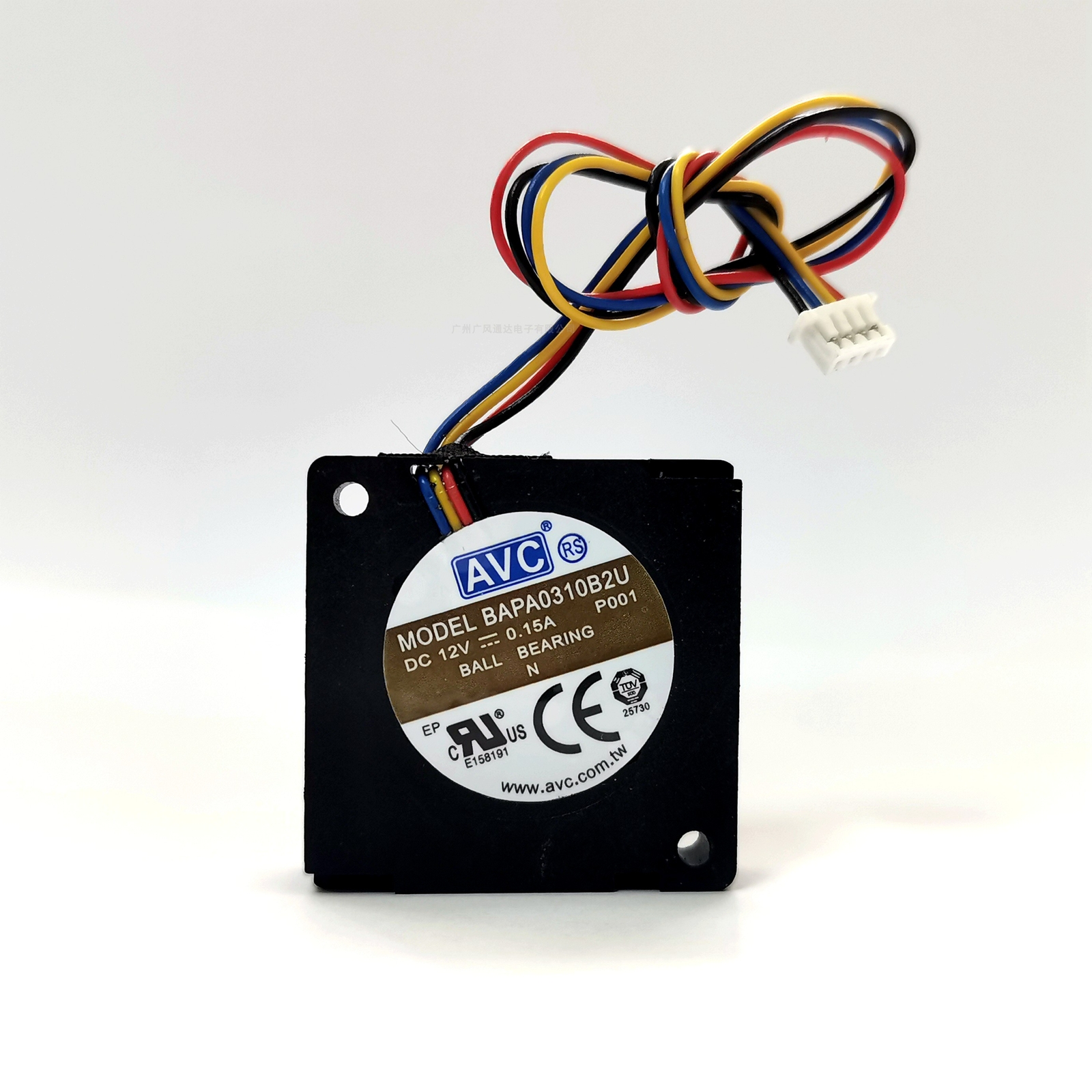 1pcs AVC BAPA0310B2U 12V 0.1 3010 3CM 4-pin ball turbo blower
