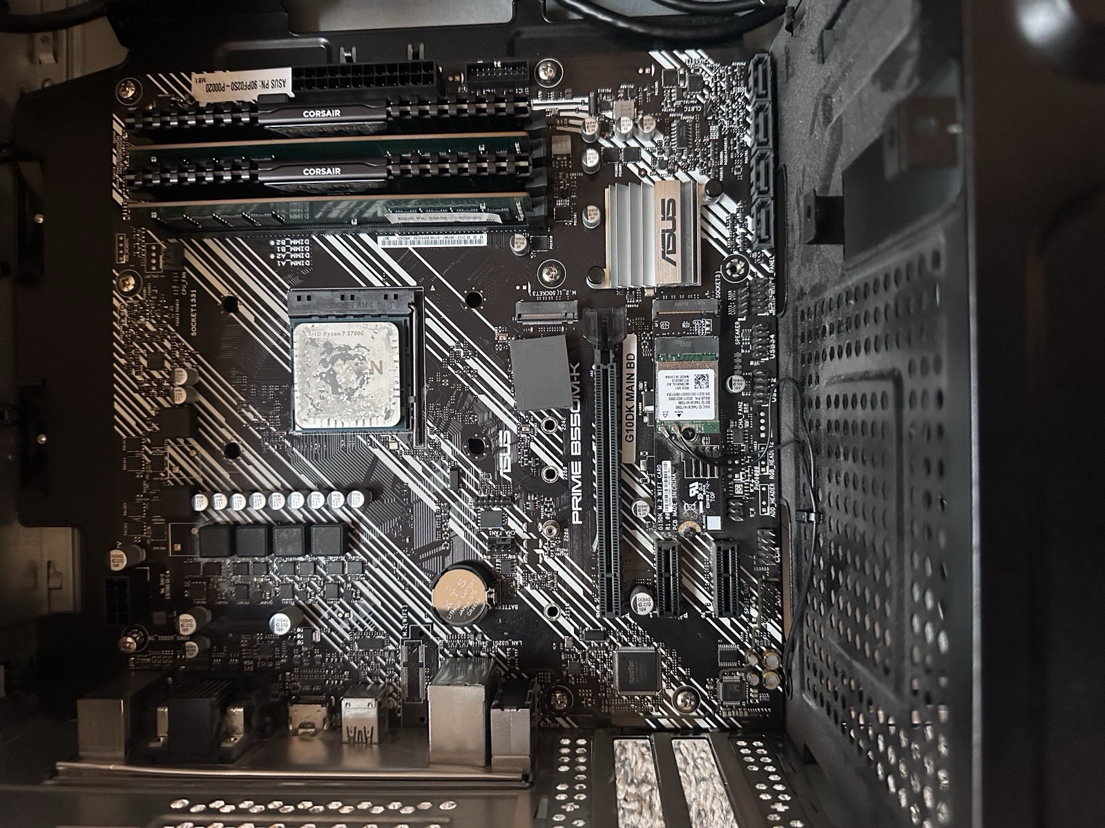 ASUS ROG Strix G10DK OEM Motherboard BD Prime B550M-K AND Case