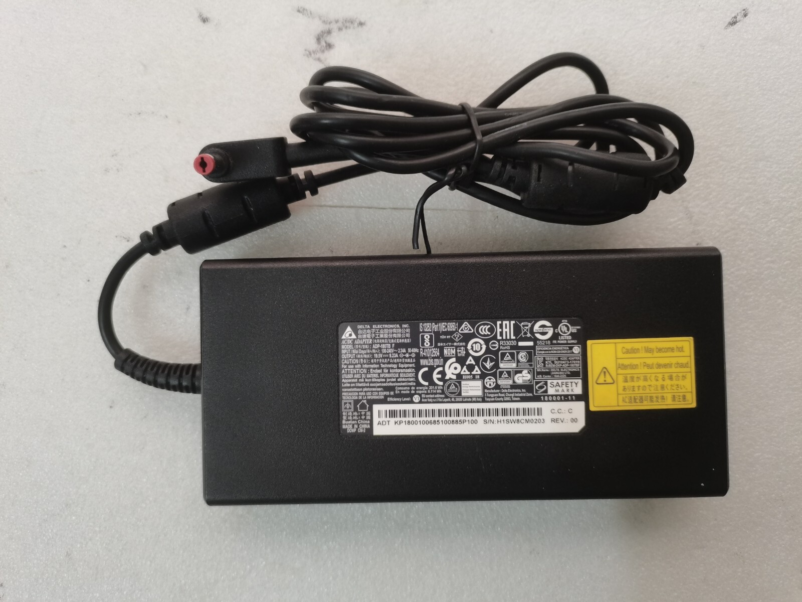 180W Delta 19.5V 9.23A For Acer Predator Triton 300SE N20C8 PT314-52s Original
