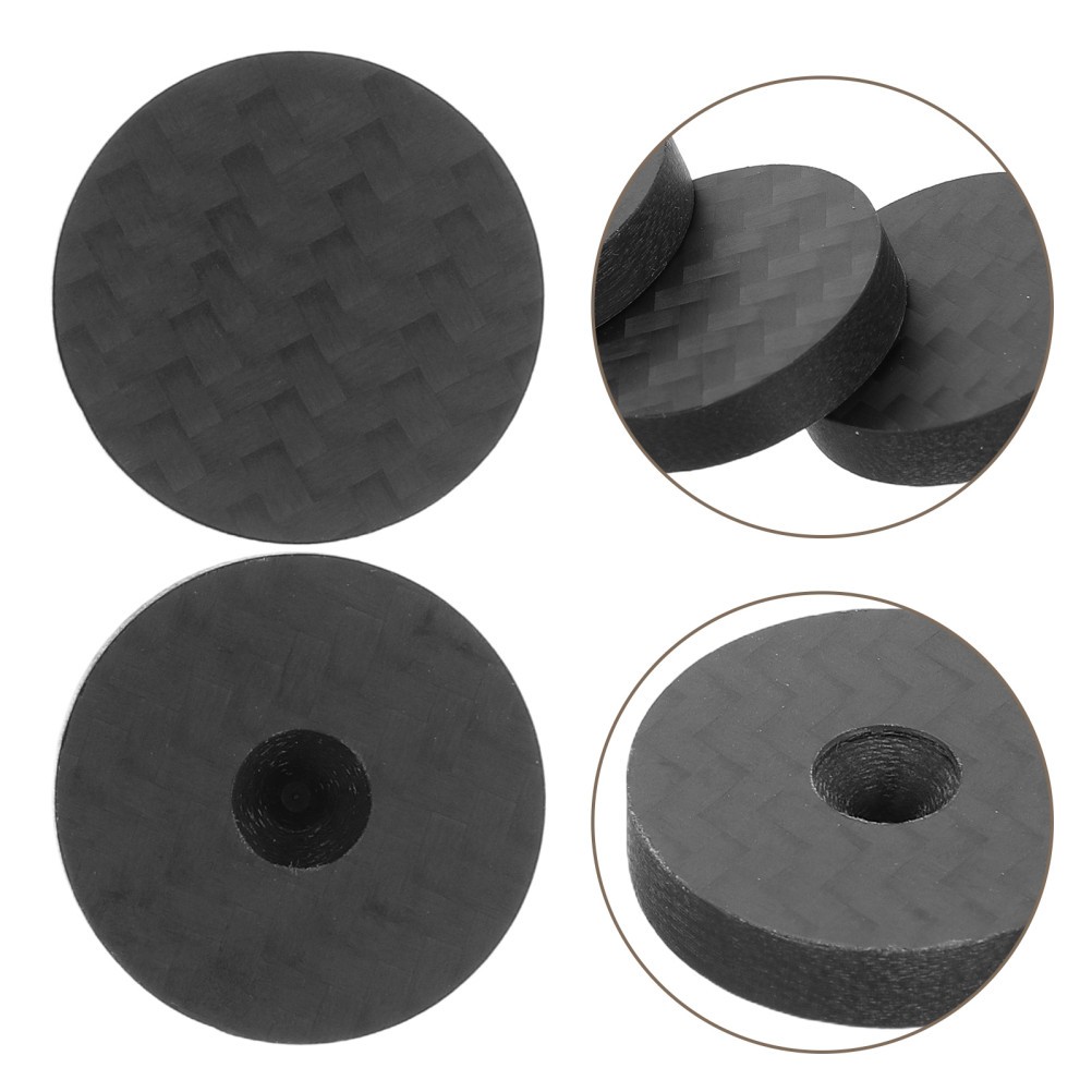 4 Pcs Carbon Fiber Speaker Feet Audio Equipment Floor Protector for Speakers