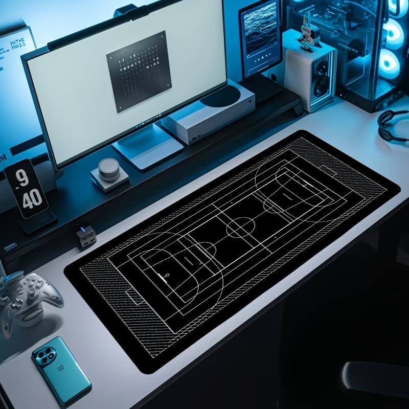 A Large Mouse Pad Designed for Sports, Featuring a Rubber Anti-Slip Base And D