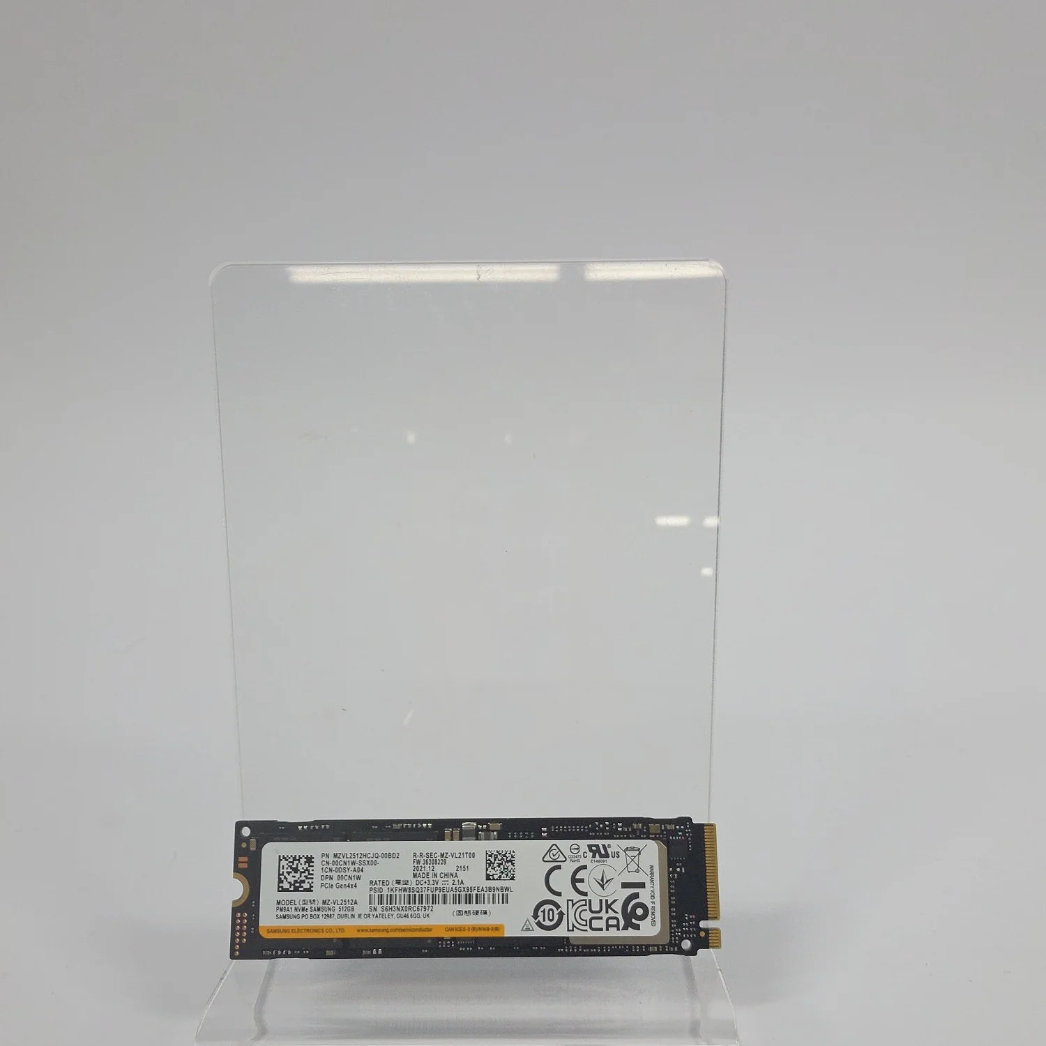 Samsung 2280mm MZ-VL25120 512GB MZ-VL2512A SSD MZ-VL2512A