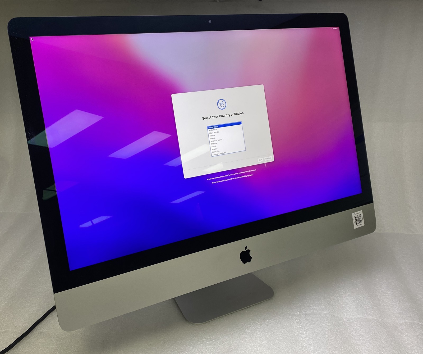 Apple iMac A1419 2015 Core i5-6600 3.3GHz 16GB RAM 2TB HDD 121GB SSD Monterey