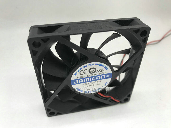 Genuine Jamicon Kf0715h1sr-r  2 Line 7cm 7015 Cooling Fan 12v 0.41a