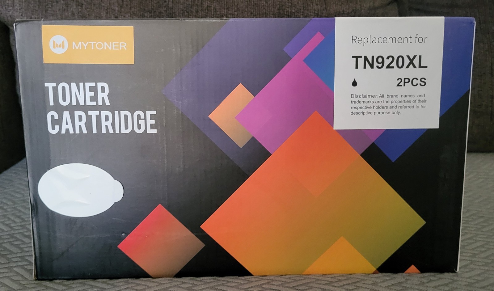 Mytoner 2 Pack Toner Cartridge in Black- TN920XL *New in Box*