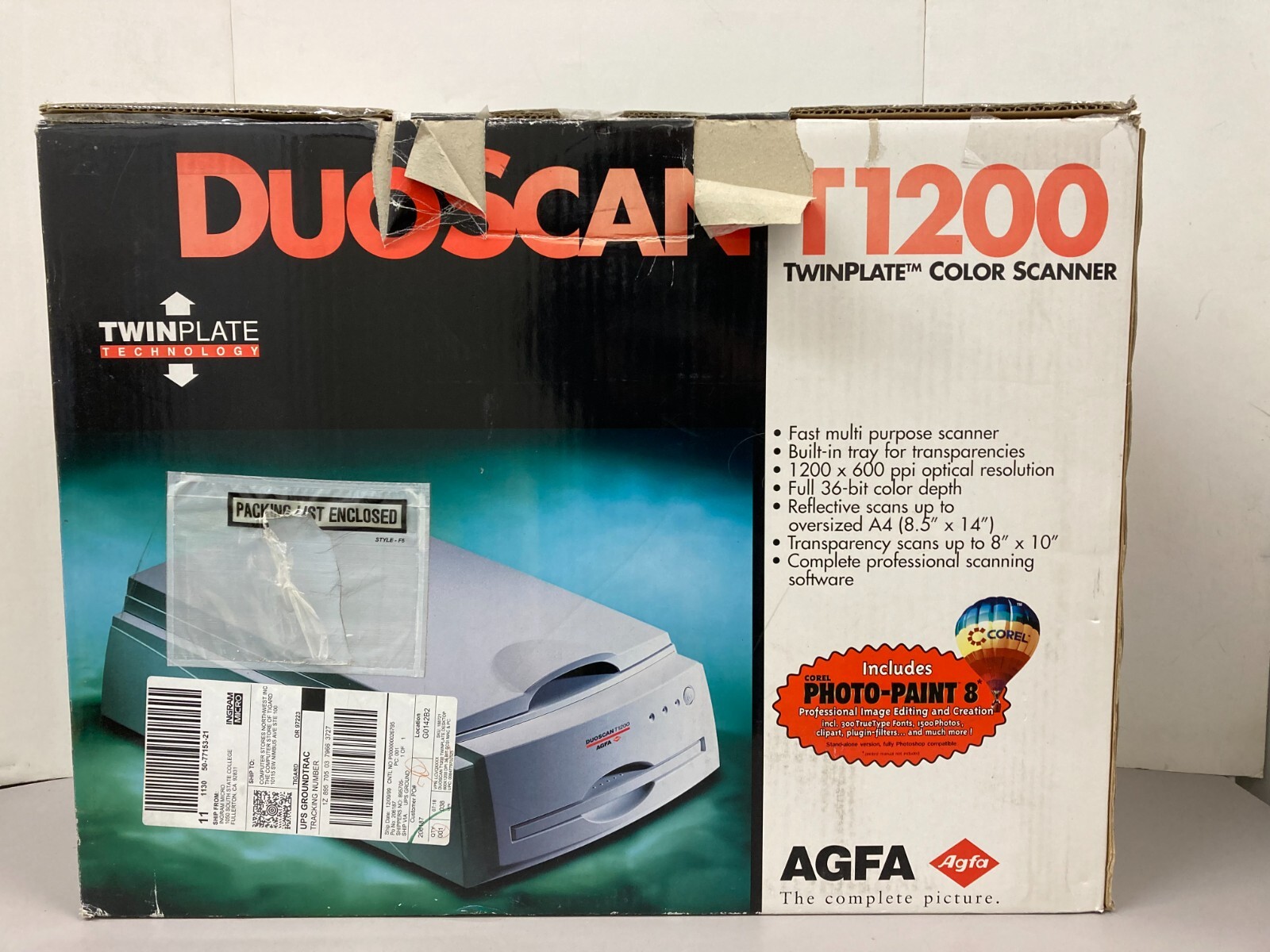 AGFA DuoScan Twinplate Color Scanner T1200