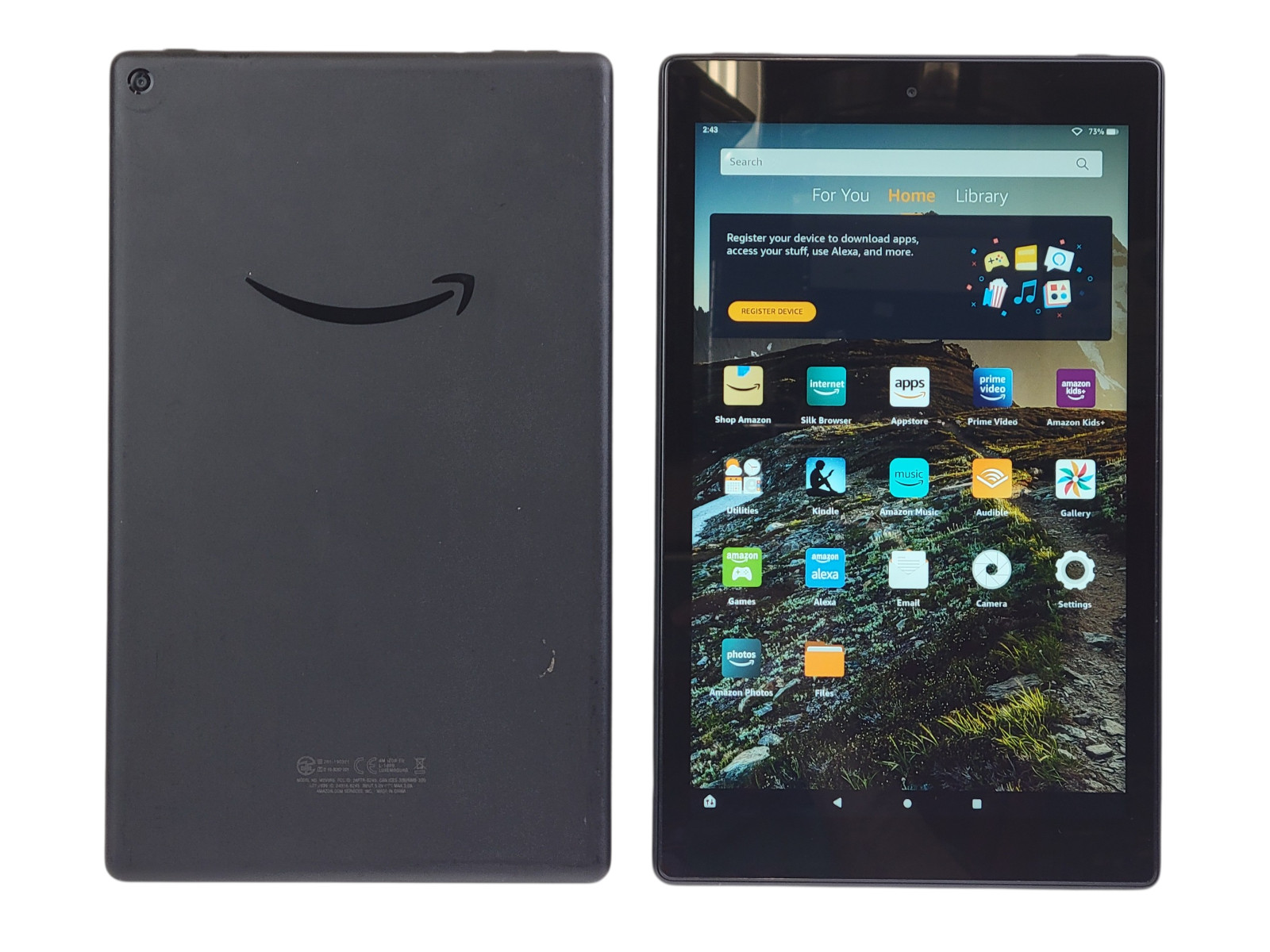 (B-GRADE) Amazon Kindle Fire HD 10 (9th Gen.) (M2V3R5) 32GB (Wi-Fi) 10.1" Tablet