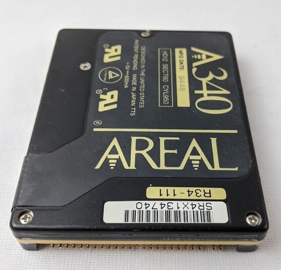 Areal A340 Hard Disk Drive |  340MB 2.5" IDE HDD
