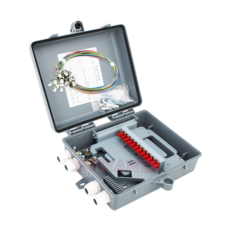 12/24 cores SC/FC/LC Adapter Pigtails Fiber Optic Distribution Box Splitting Box