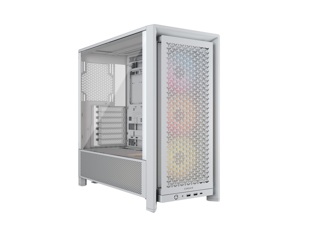 Corsair FRAME 4000D RS ARGB White Steel / Tempered Glass ATX Mid Tower Computer