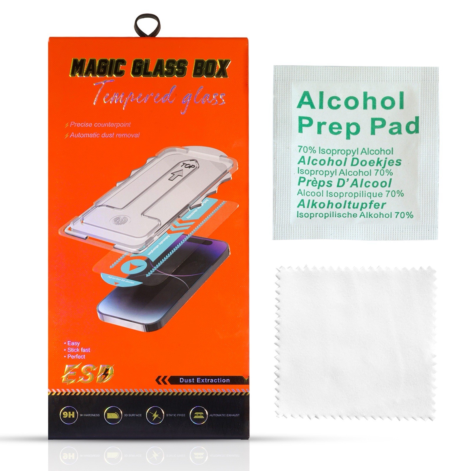 iPhone 16 Pro Max - Screen Protector - Easy Install - 9H glass - Anti scratch 