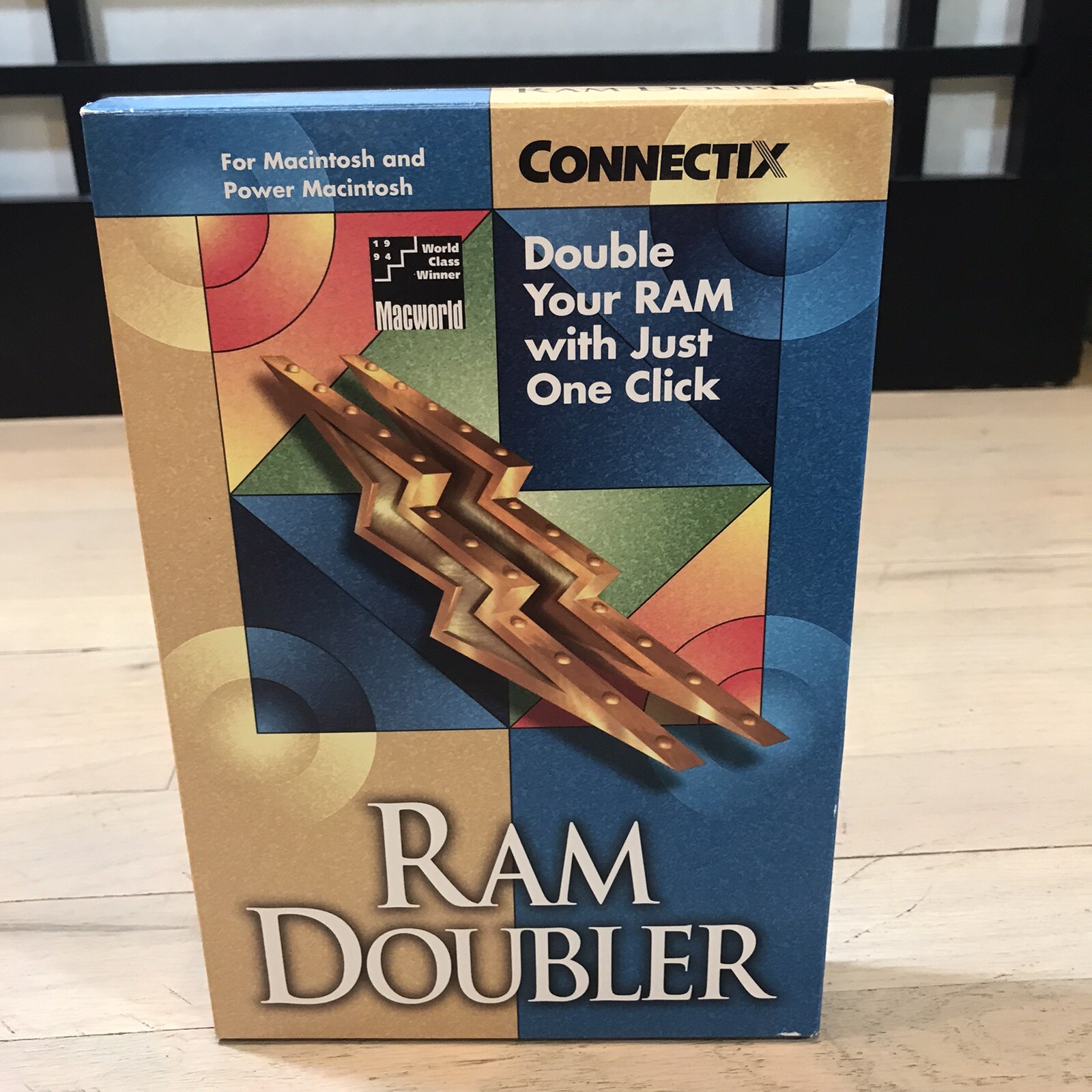 1994 RAM Doubler Connectix for Mac or Power Macintosh 3.5" Disk Pamphlet