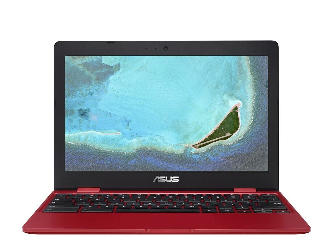 ASUS Chromebook C223NA 11.6" Celeron N3350 4GB RAM 32GB eMMC Chrome OS Red