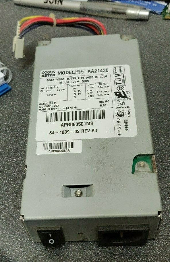 Cisco 34-1609-02 50 Watt Power Supply (Astec AA21430)