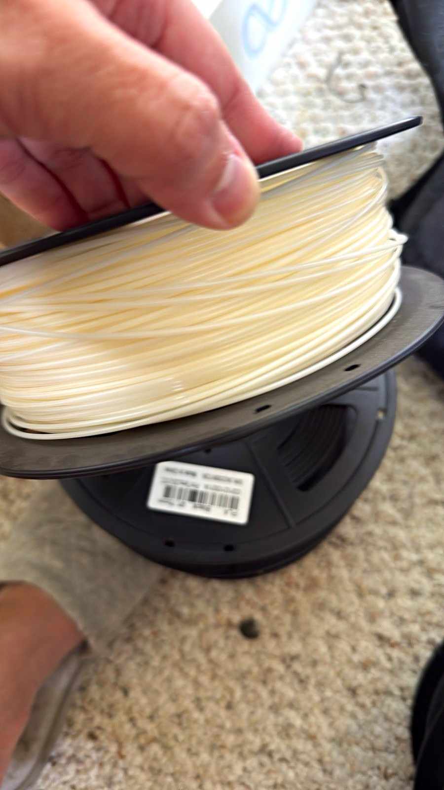 MIKA3D PLA Filament 1.75mm White 3D Printer Spool, Compatible Normal PLA