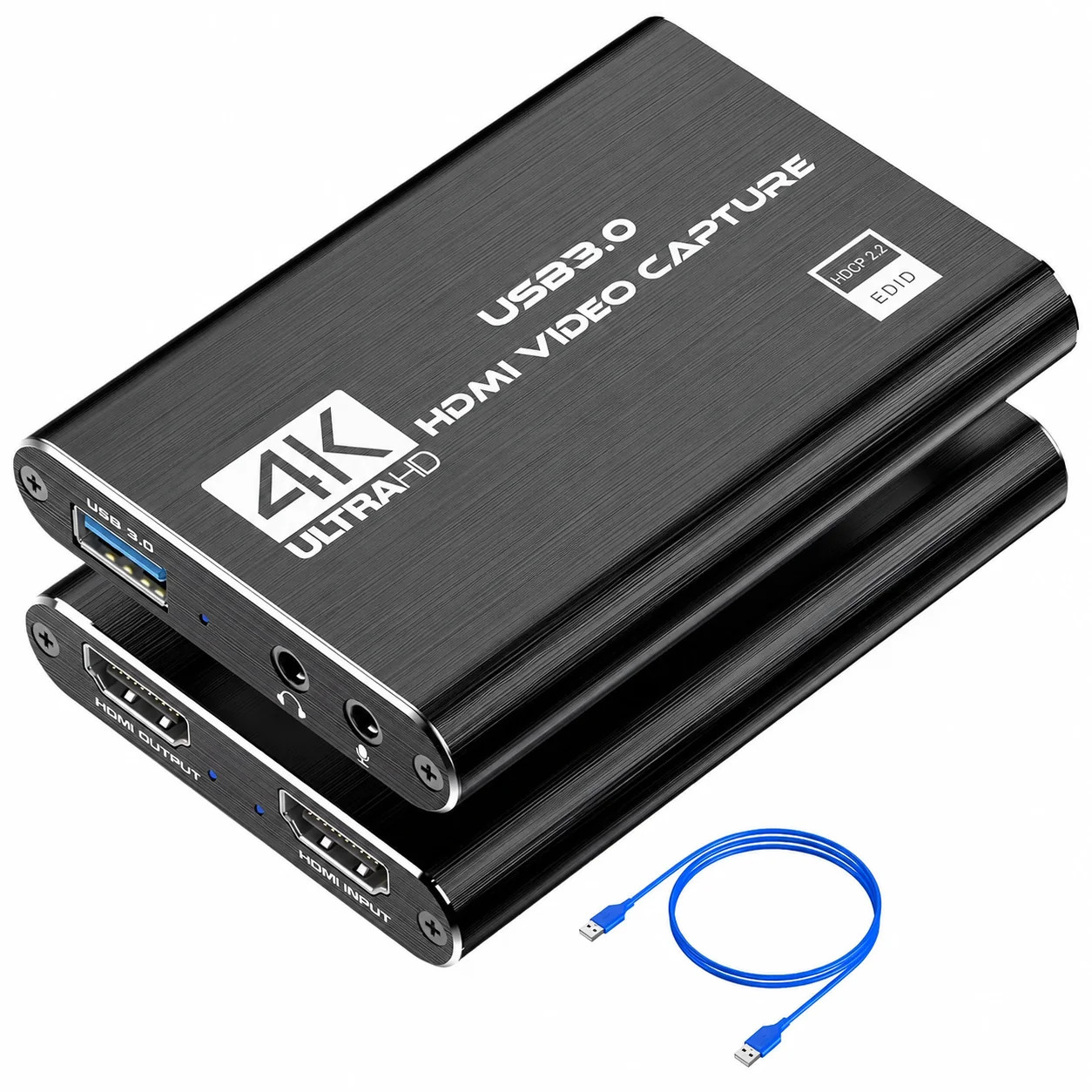 4K HDMI Capture Card USB 3.0 – 1080P 60FPS Gaming & Streaming Video Capture Card