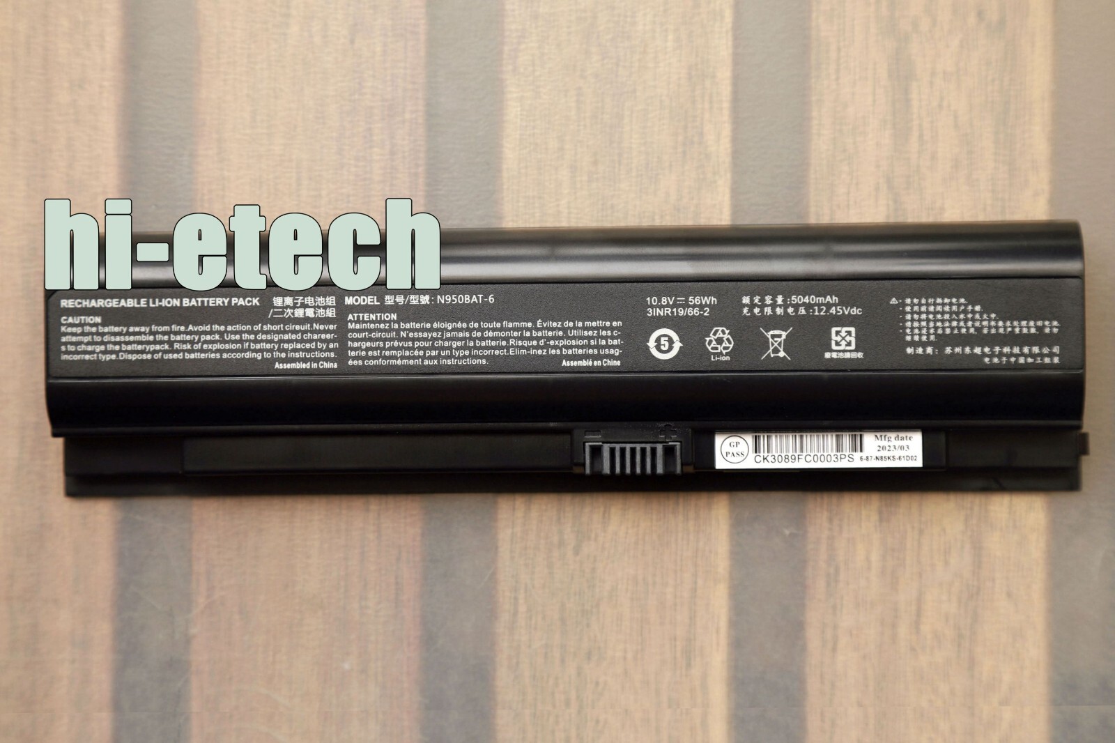 N950BAT-6 Genuine Battery for Clevo N950KP6 N950TD N950TP6 N957KP6 ZX7-cp5s2