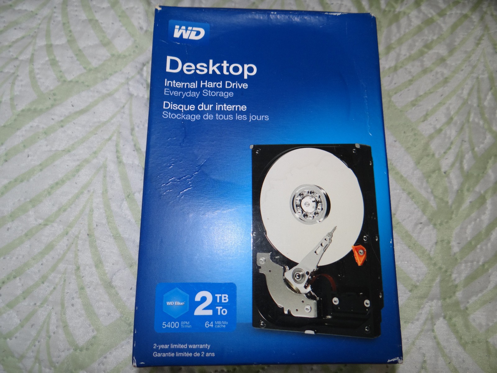 WD Blue 2TB 3.5" Desktop Internal Hard Drive - NEW  SEALED
