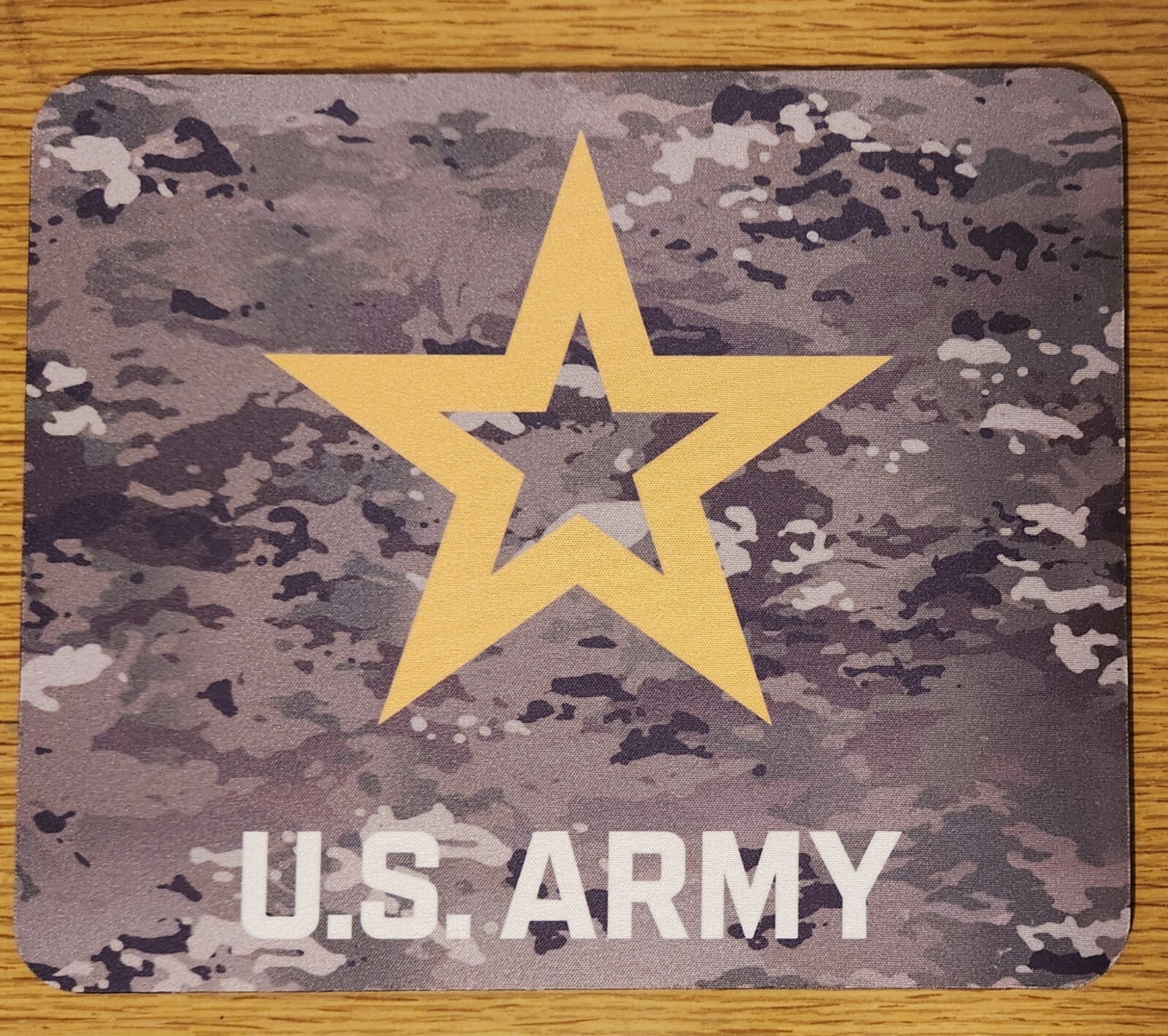 US ARMY STAR NEOPRENE MOUSE PAD - MADE IN USA