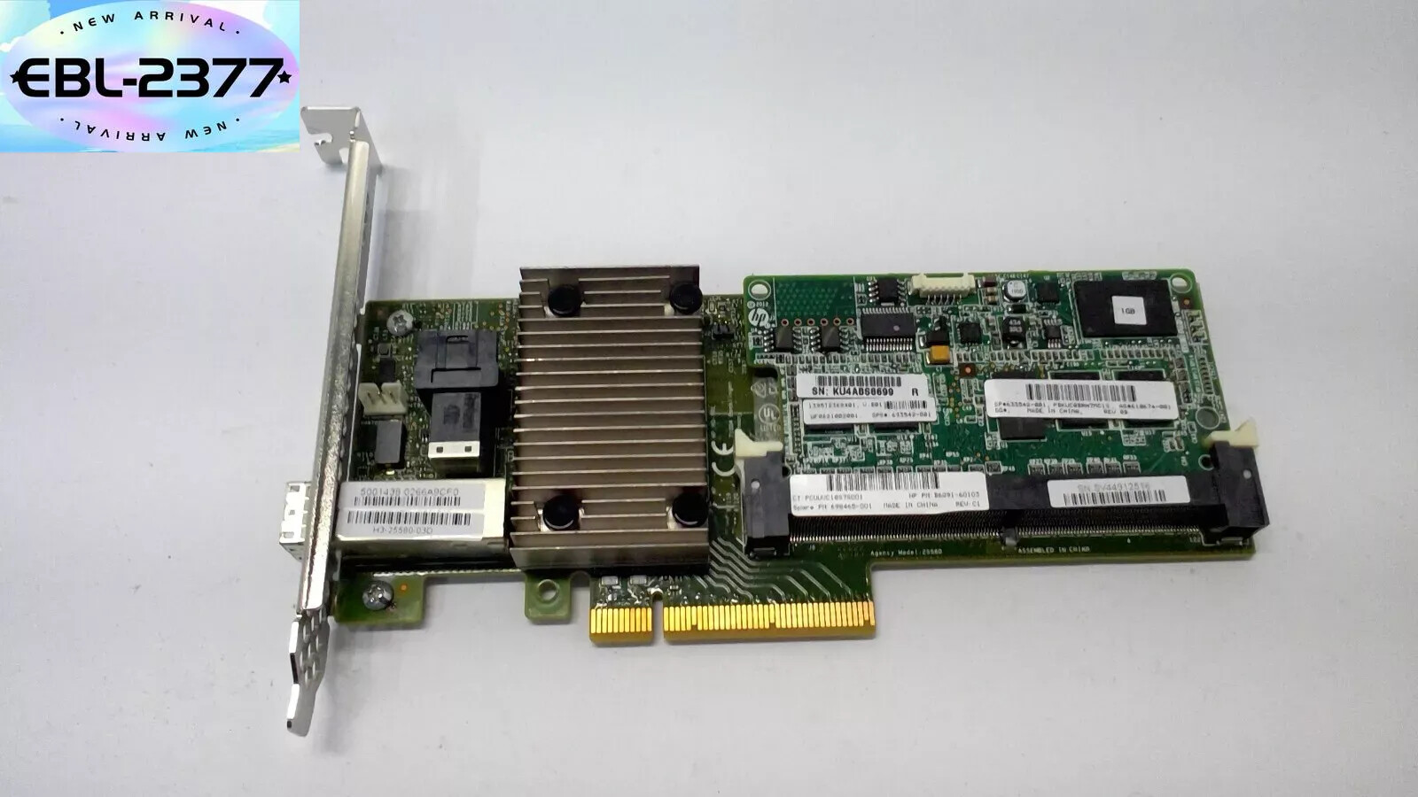 HP P1224 RAID Controller 698465-001 B6Q91-60103 698465-001 w/ 1GB cache