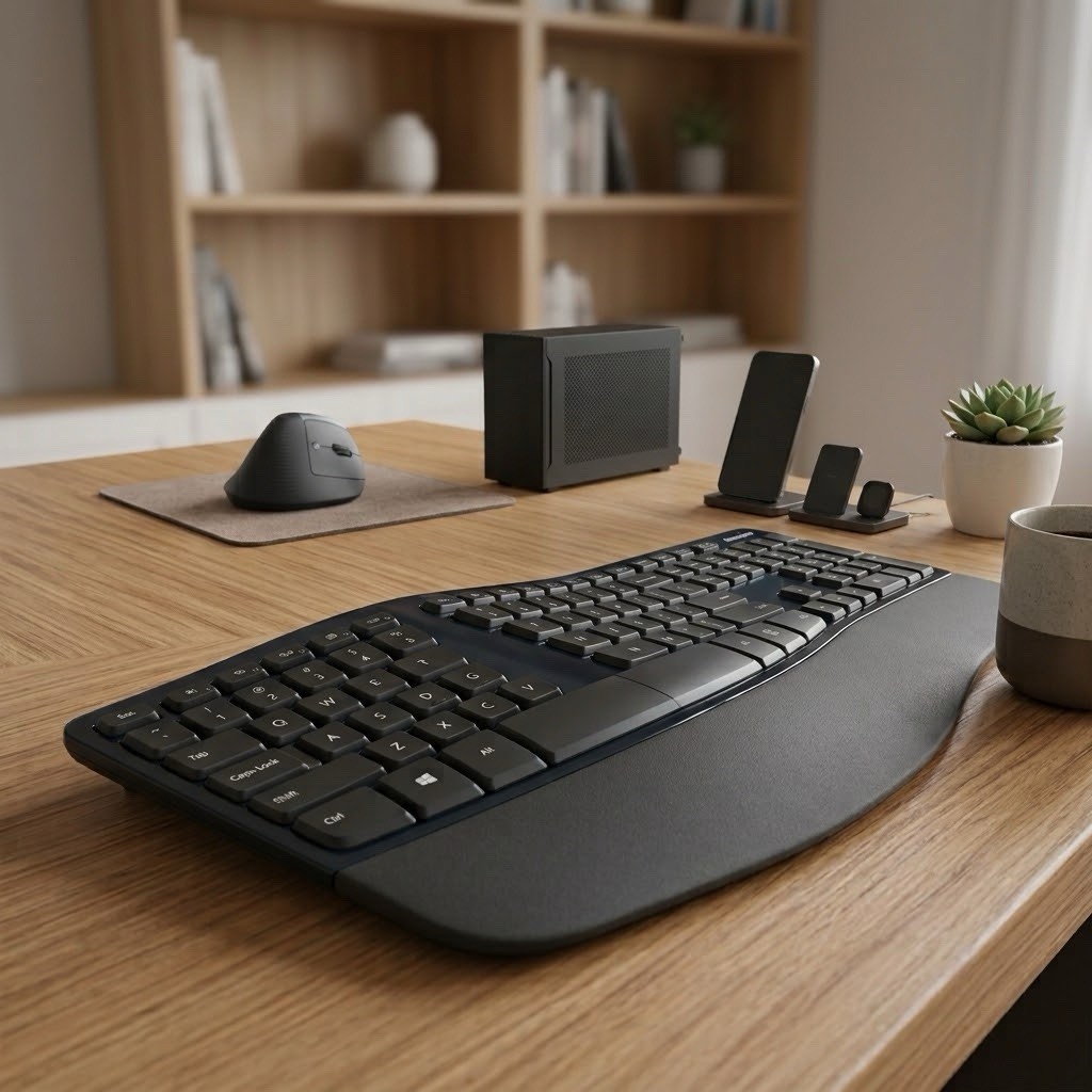 Microsoft Sculpt Comfort Wireless Keyboard Black KGR1173 Bluetooth
