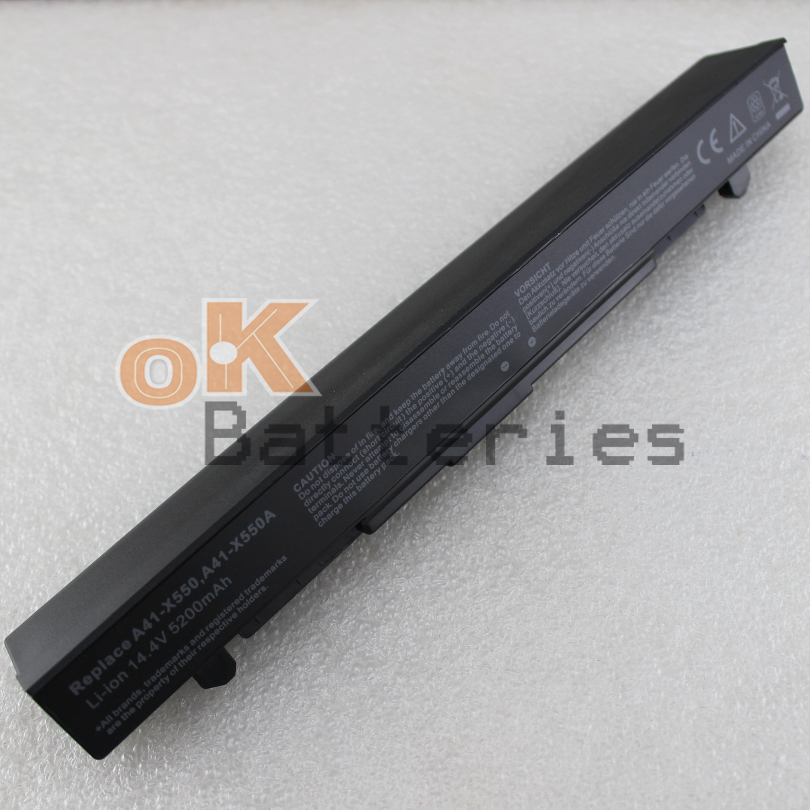 8Cell Battery For Asus A450 A550 F450 K450 K550 X450 X550 A41-X550 A41-X550A