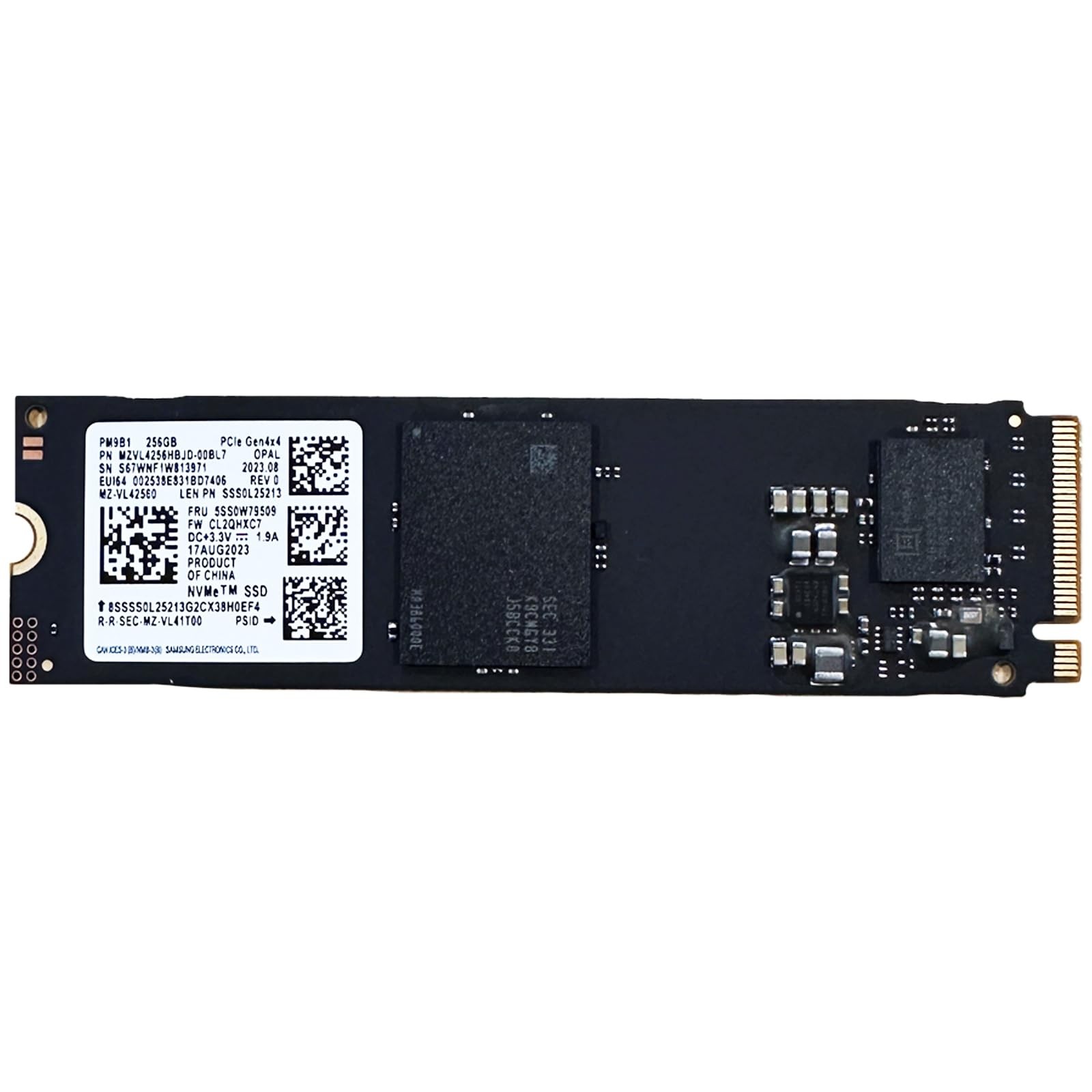 OEM SAMSUNG PM9B1 256GB M.2 PCI-e GEN 4X4 NVME SSD Internal Solid State BLACK